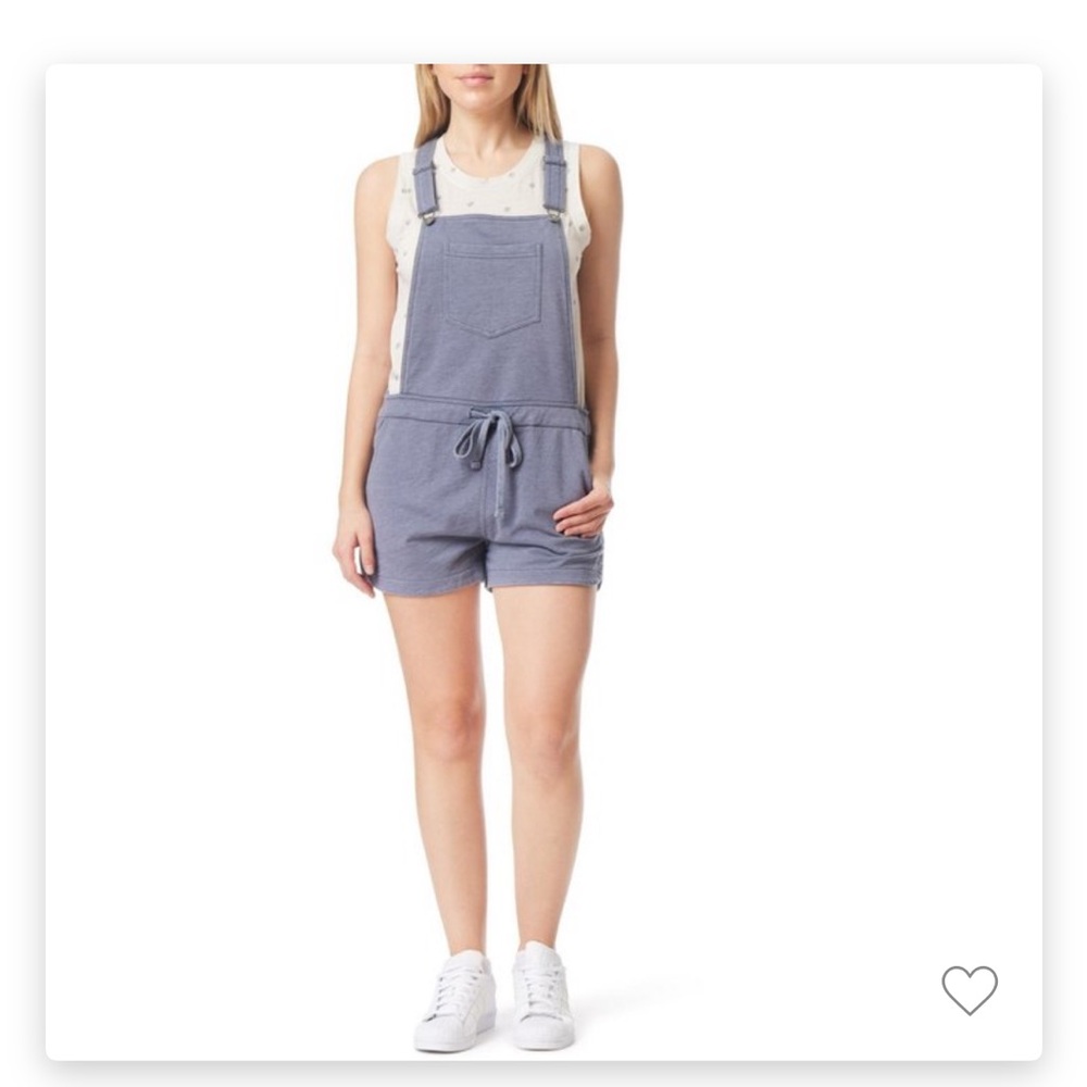 Pale blue cloth overalls -